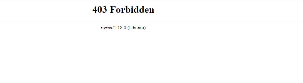 صفحه 403 nginx