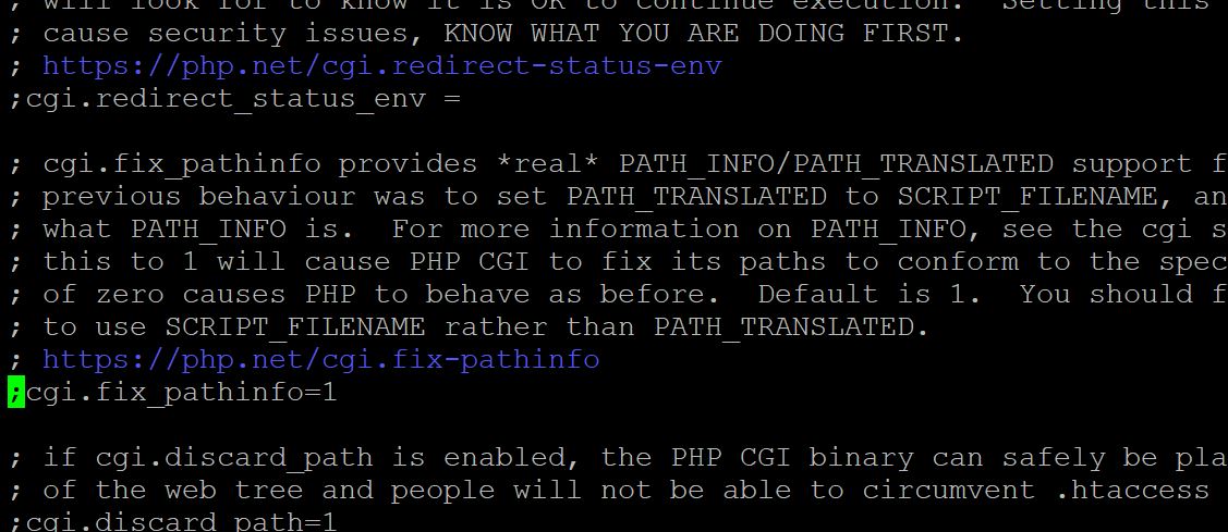 cgi.fix_pathinfo