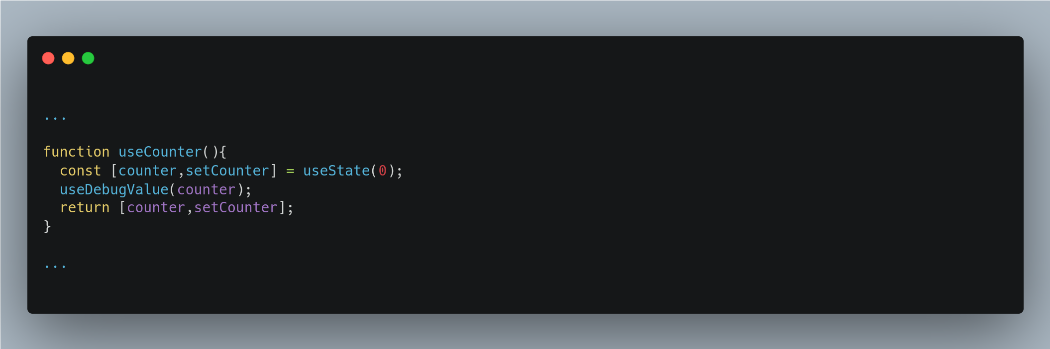 هوک useDebugValue در ریکت